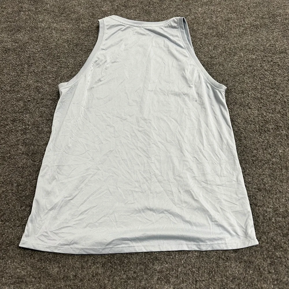 Nike Tank Top Womens Size L Blue Dri-Fit Athletic Sleeveless Training Shirt